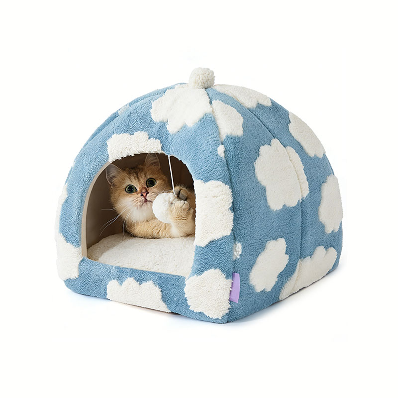 semi-enclosed-mongolian-yurt-pet-cave-bed