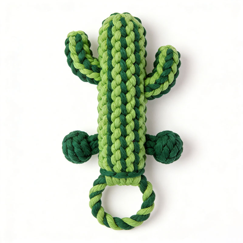 cactus-shape-knot-rope-dog-toy