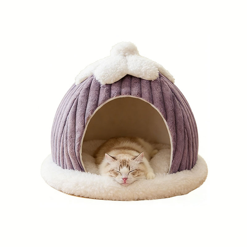semi-enclosed-wrapped-sense-of-security-cat-cave-bed