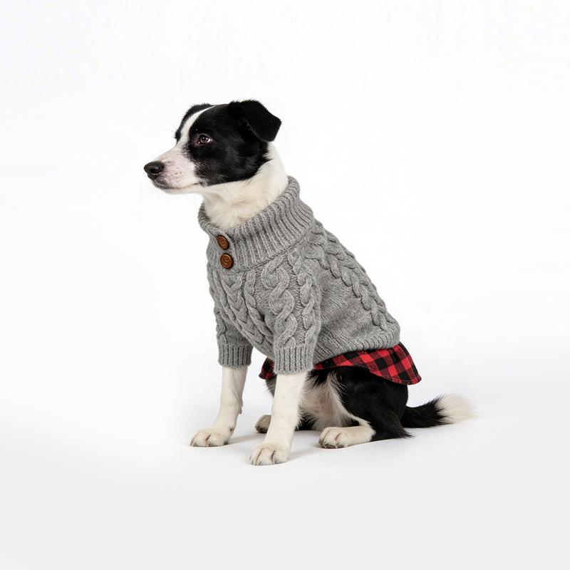 turtleneck-cable-knit-pet-sweater