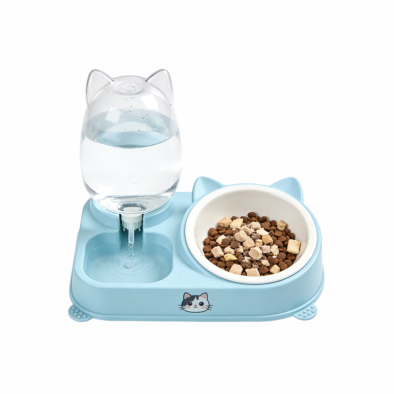 transparent-cat-head-pet-water-bowl-set