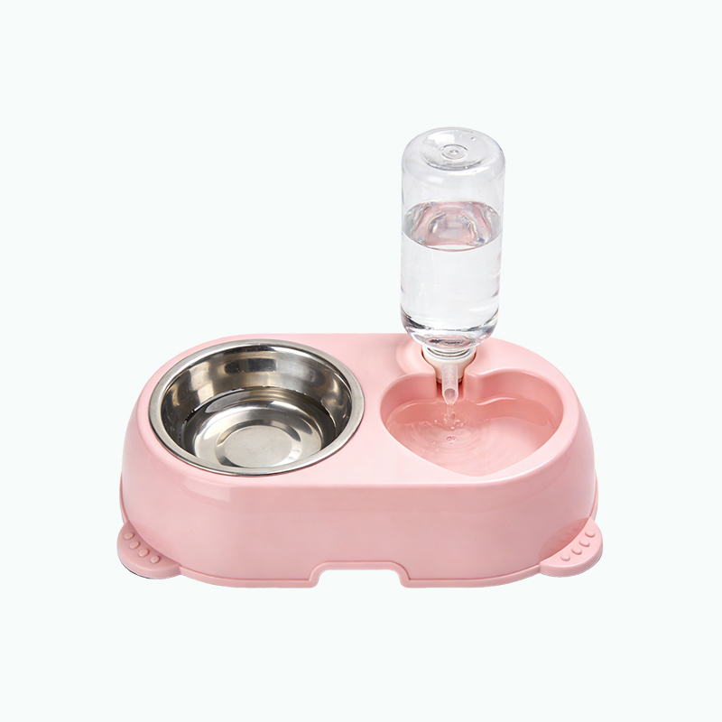 dual-bowl-cute-pet-water-bowl-set