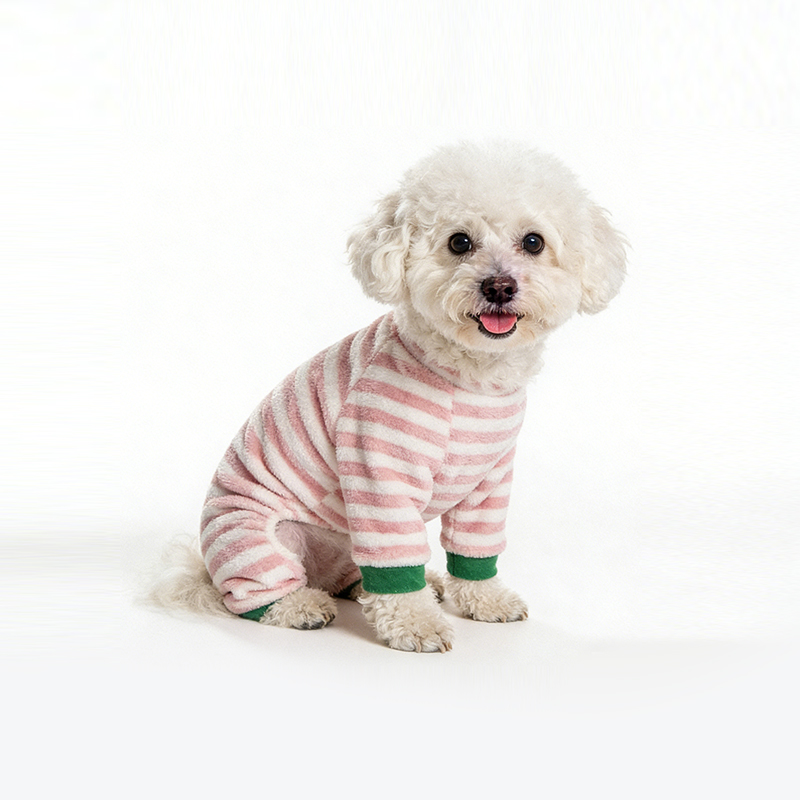 cute-striped-full-body-pet-pajamas