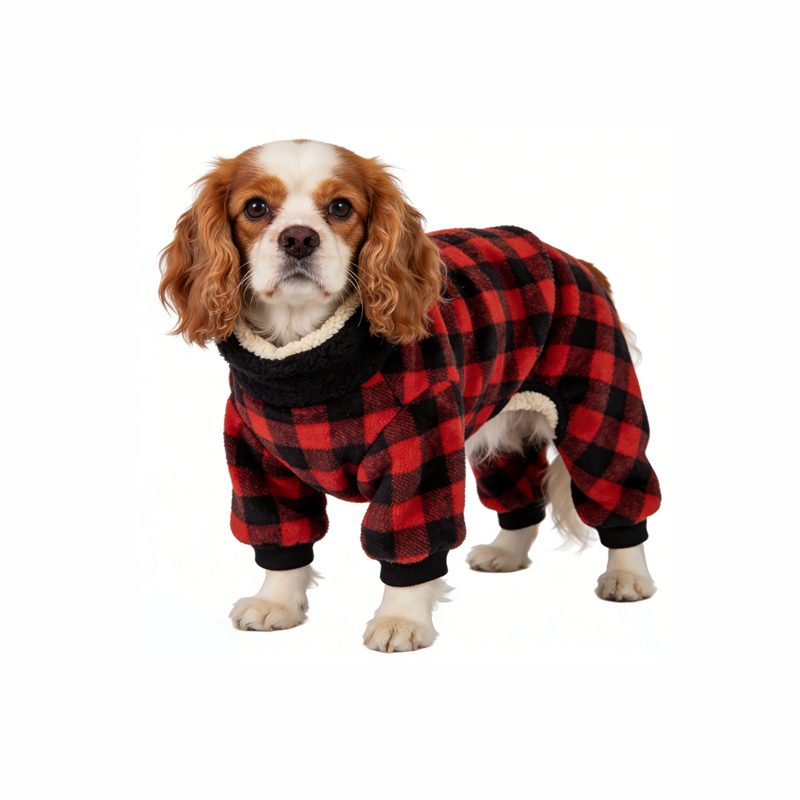 plaid-cute-warm-pet-jacket