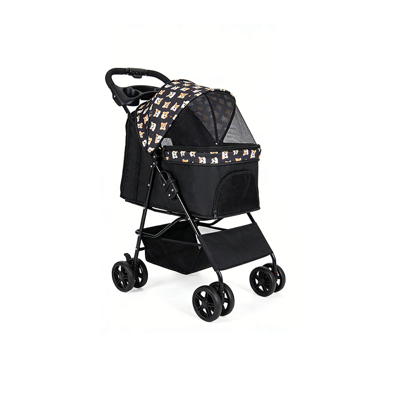 powerful-shock-absorption-pet-stroller